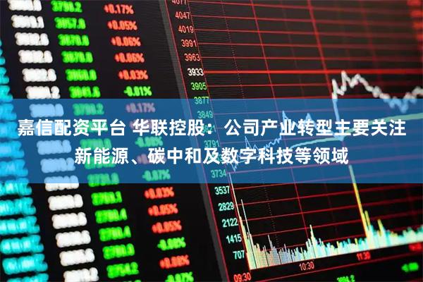 嘉信配资平台 华联控股：公司产业转型主要关注新能源、碳中和及数字科技等领域